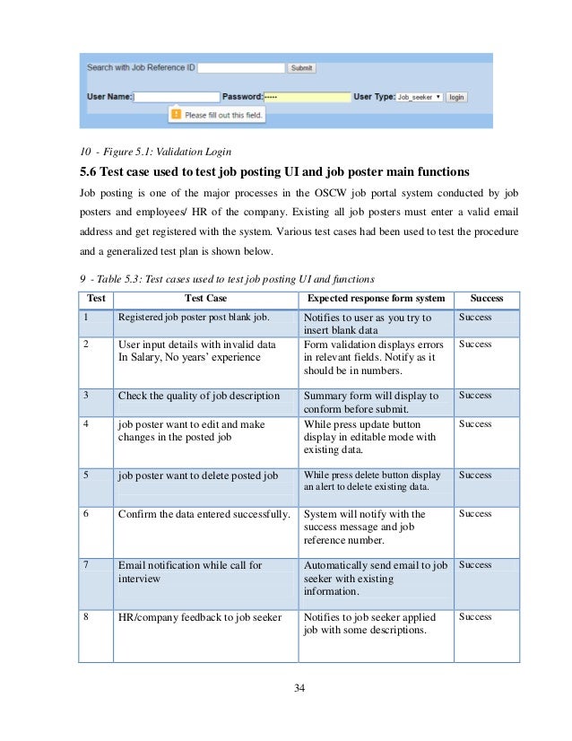 online job application system thesis